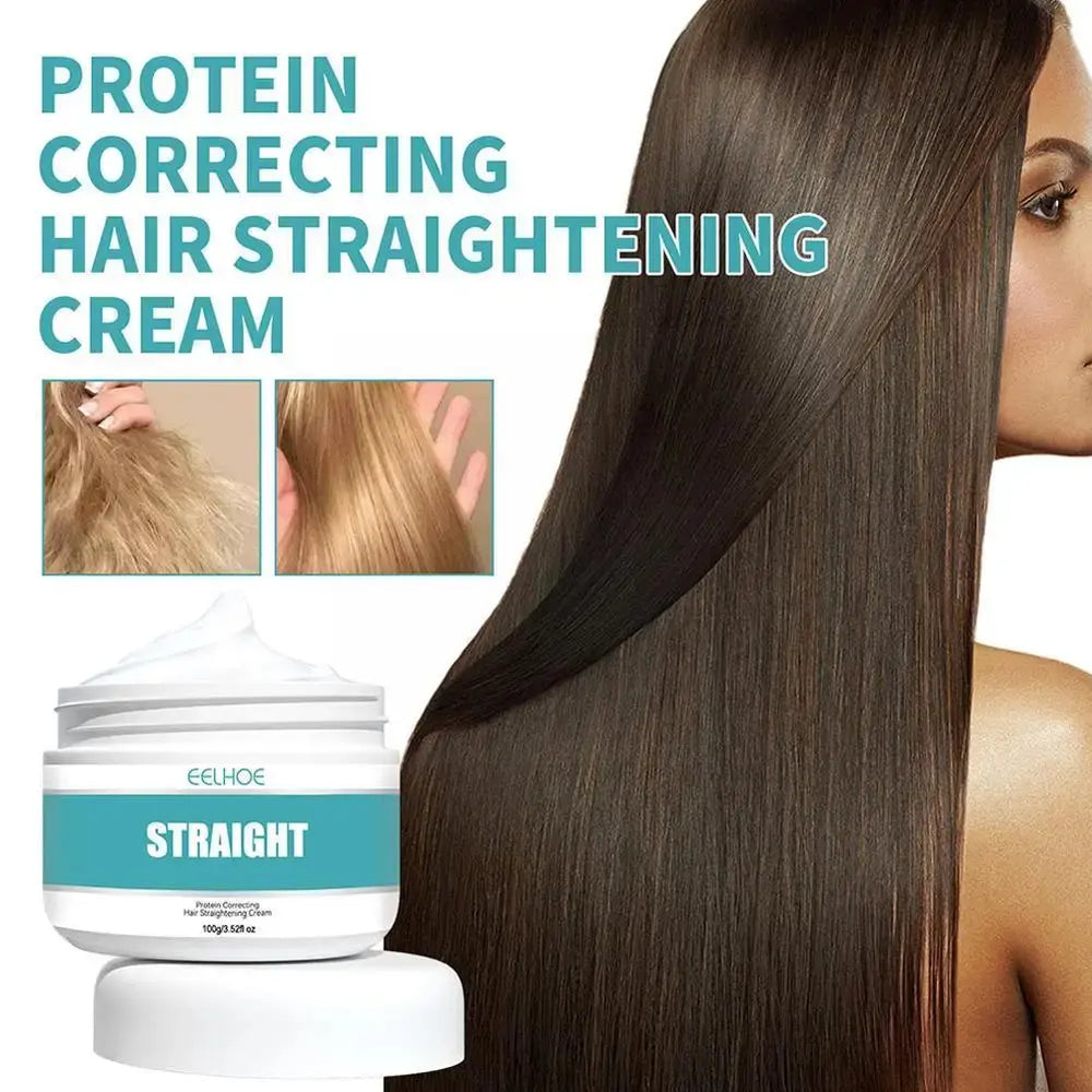 TRSTAY Protein Correcting Hair Straightening Cream Improves Dryness Rashness Britteness Hair Care Product for All Hair Textures - Hair-Elite