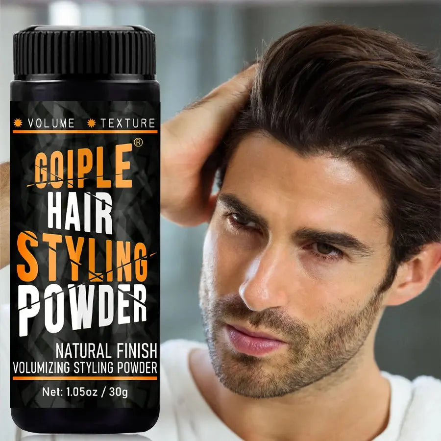 GOIPLE 40g Hair Styling Texturizing Powder Volume Boost Matte Finish Refresh Fluffy Shaping Products for Men Oil Greasy Control - Hair-Elite
