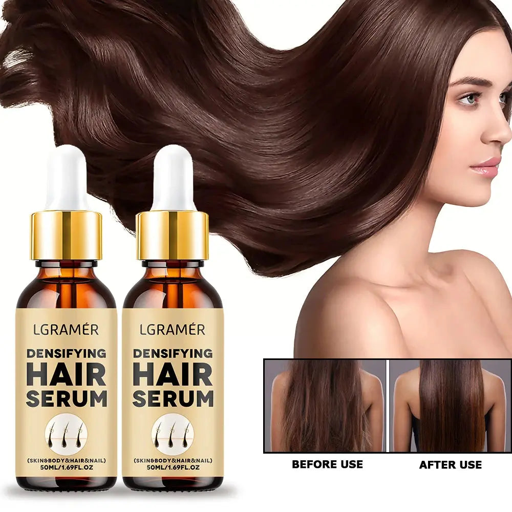 Hair Growth Serum Fast Growing Hair Essential Oil Beauty Hair Care 30/50ml Dense Regrowth Ginger Hair Promoting Regeneration - Hair-Elite