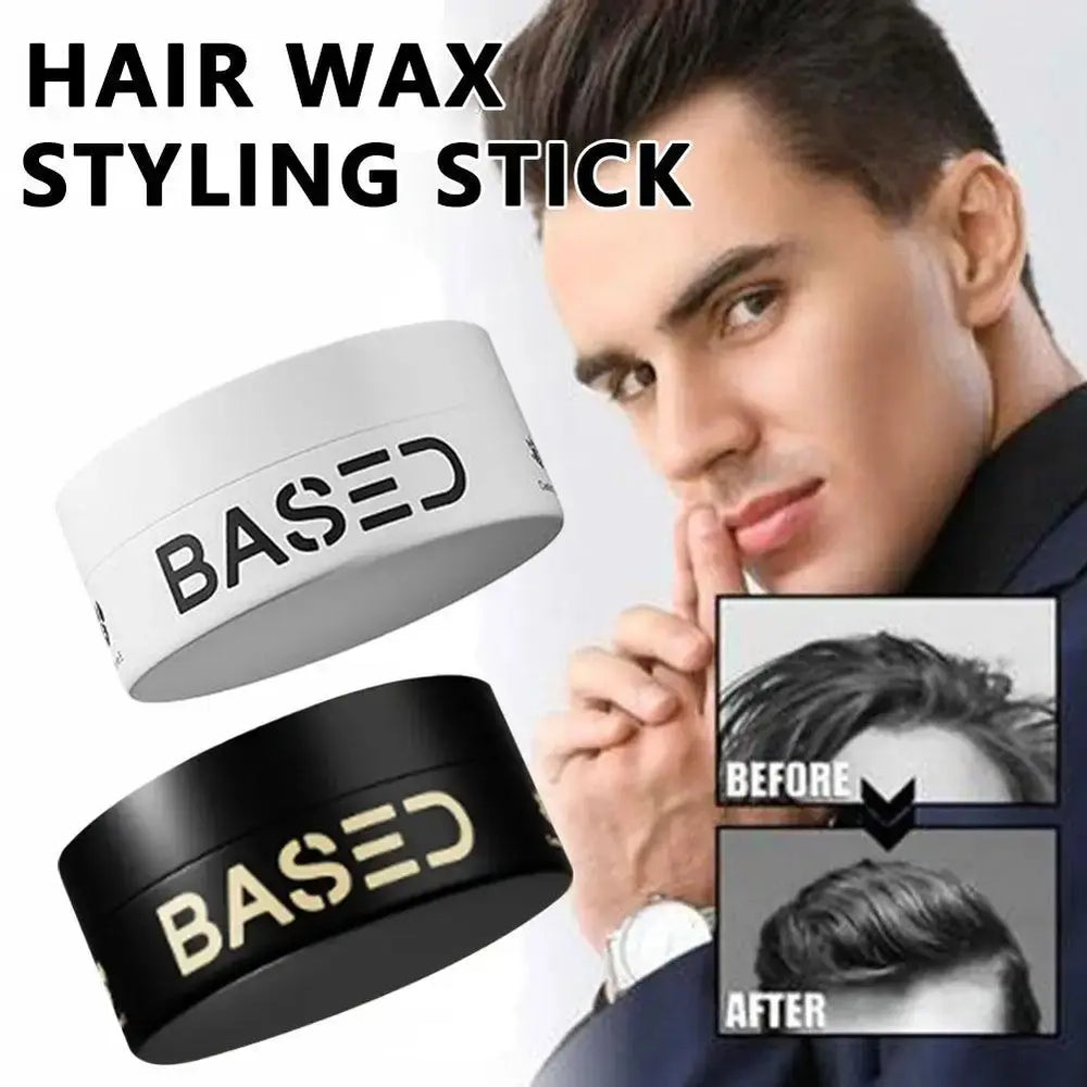BASDE Sea Salt Hairstyle Spray Hair Wax For Men Hair Strong Hold Hair Styling Wax Stick Long-Lasting Low Shine Modeling Paste - Hair-Elite