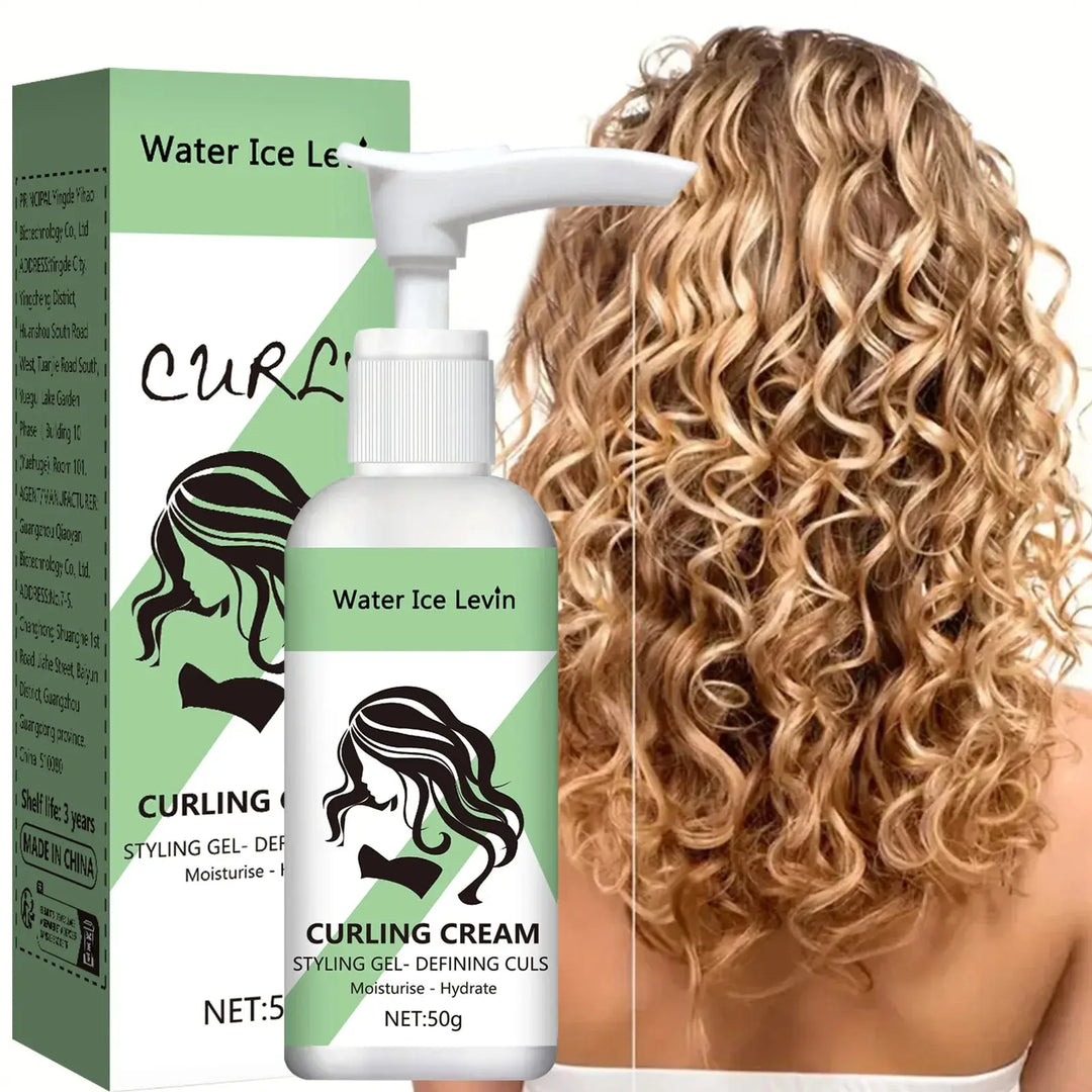 Curly hair Styling cream, moisturizing and smoothing formula, enhances the elasticity and shine of curly hair, easy to set - Hair-Elite